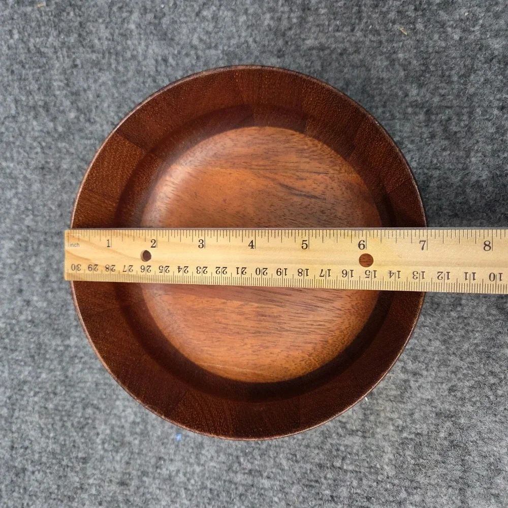 MCM Teak Serving Bowl Dansk Designs VTG Scandinavian Design 70s Dansk Kobenstyle